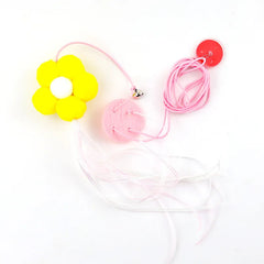 Funny Cat Toys Hanging Retractable Elastic Rope Swing Hanging Door Windows Interactive Toys Playing Indoors - PeticaDeals