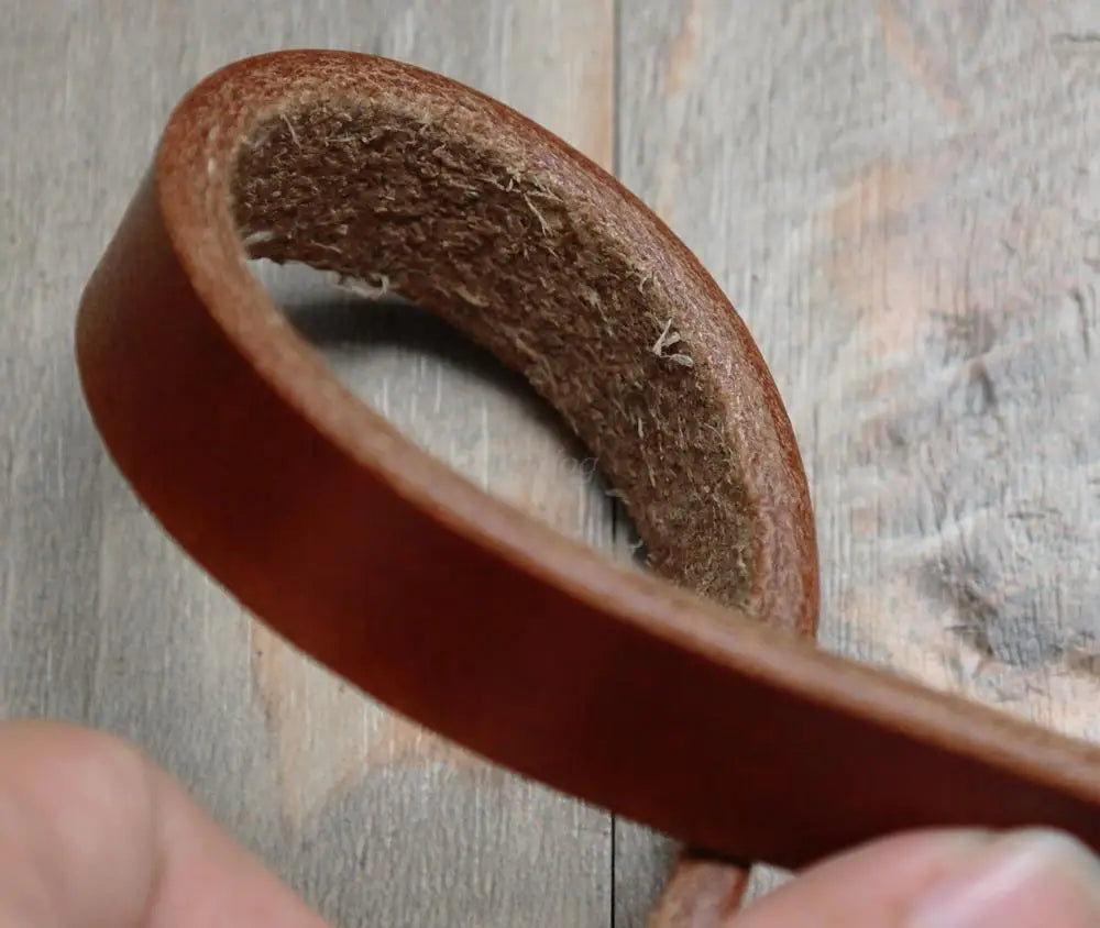 Genuine Leather Dog Leash Pet Training Lead Prevent Bite - PeticaDeals