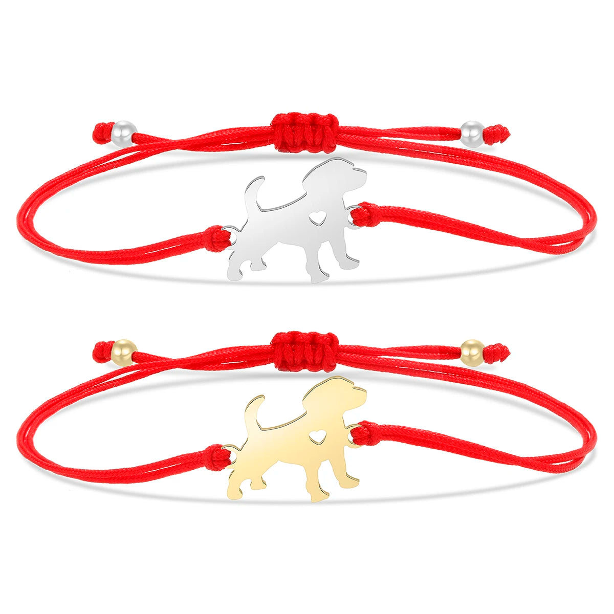 Gold-plated Stainless Steel Delicate Polish Cute Dog - PeticaDeals