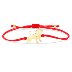 Gold-plated Stainless Steel Delicate Polish Cute Dog - PeticaDeals