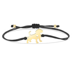 Gold-plated Stainless Steel Delicate Polish Cute Dog - PeticaDeals