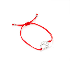 Gold-plated Stainless Steel Delicate Polishing Animal Paw Print Charm Bracelet Women Girl Fashion Red String Jewelry - PeticaDeals