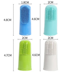 Grooming Brush Oral Care Pet Silicone Pet Teeth - PeticaDeals