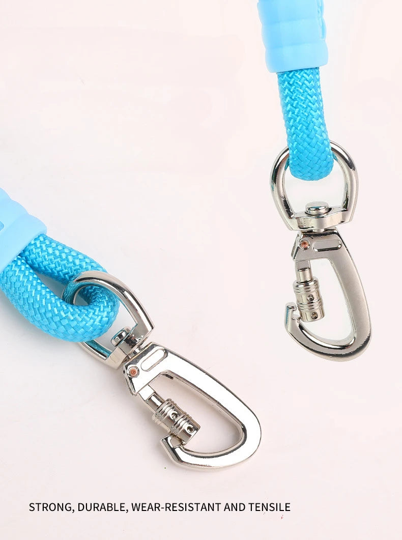 Hand Free Dog Leash for Pet Walking Running Adjustable  Waist Belt Chest Strap - PeticaDeals