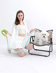Hand Free Dog Leash for Pet Walking Running Adjustable  Waist Belt Chest Strap - PeticaDeals