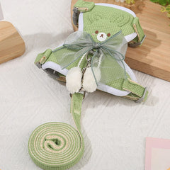 Harness Chest Strap Kitten Cat & Small Dog Collar Leash Vest - PeticaDeals