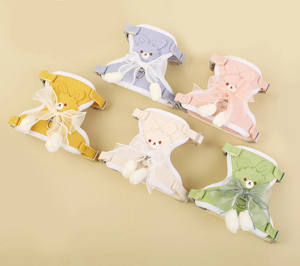 Harness Chest Strap Kitten Cat & Small Dog Collar Leash Vest - PeticaDeals