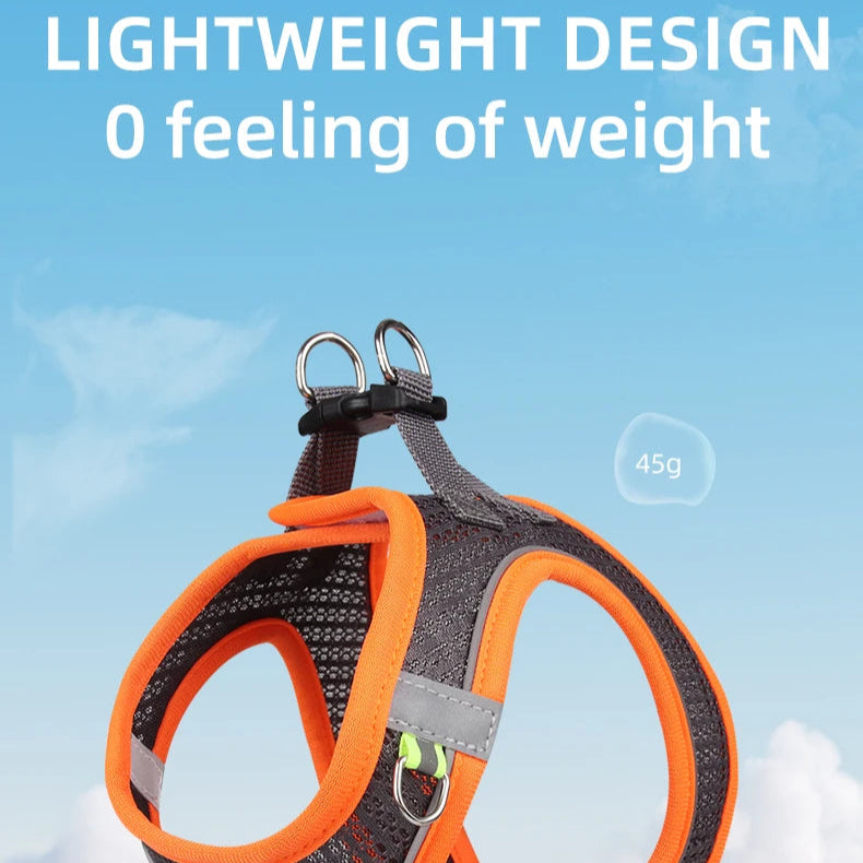 Harness Leash Breathable Pet Chest Strap - PeticaDeals