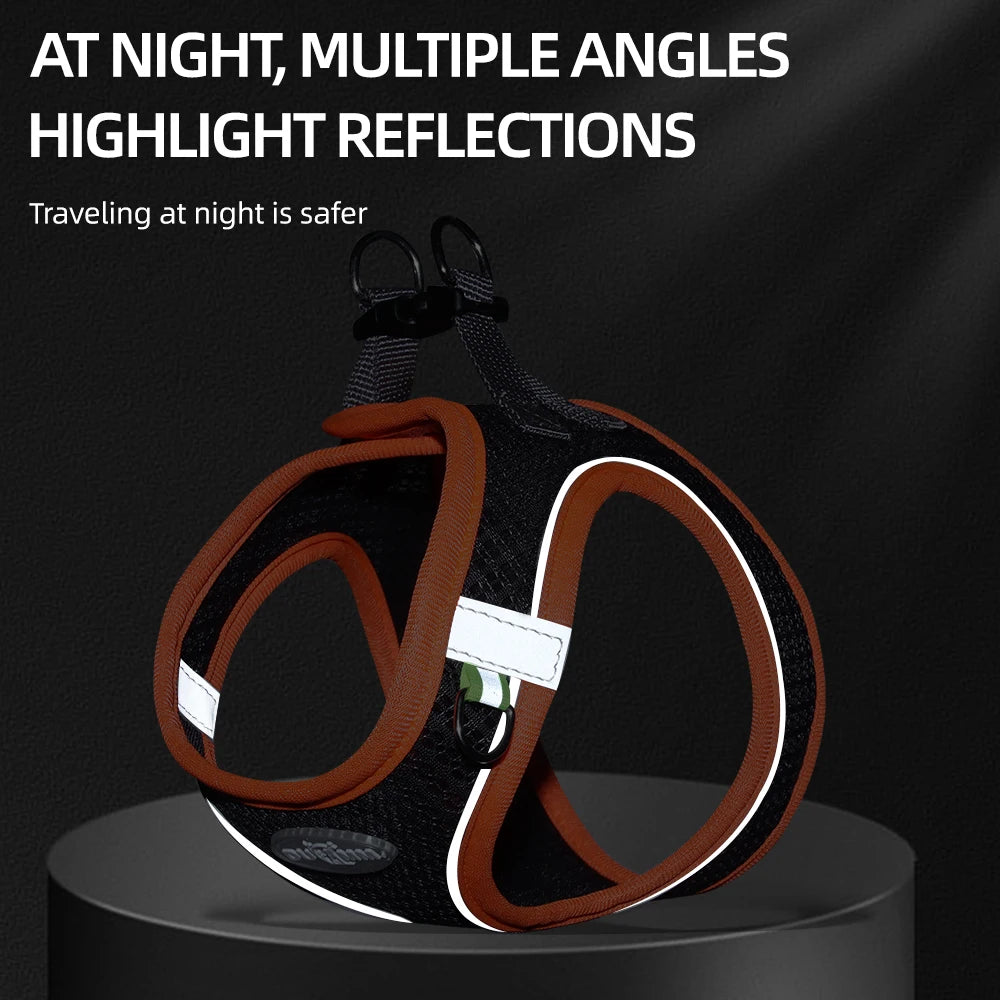 Harness Leash Breathable Pet Chest Strap - PeticaDeals