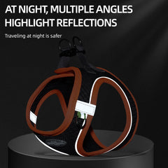 Harness Leash Breathable Pet Chest Strap - PeticaDeals