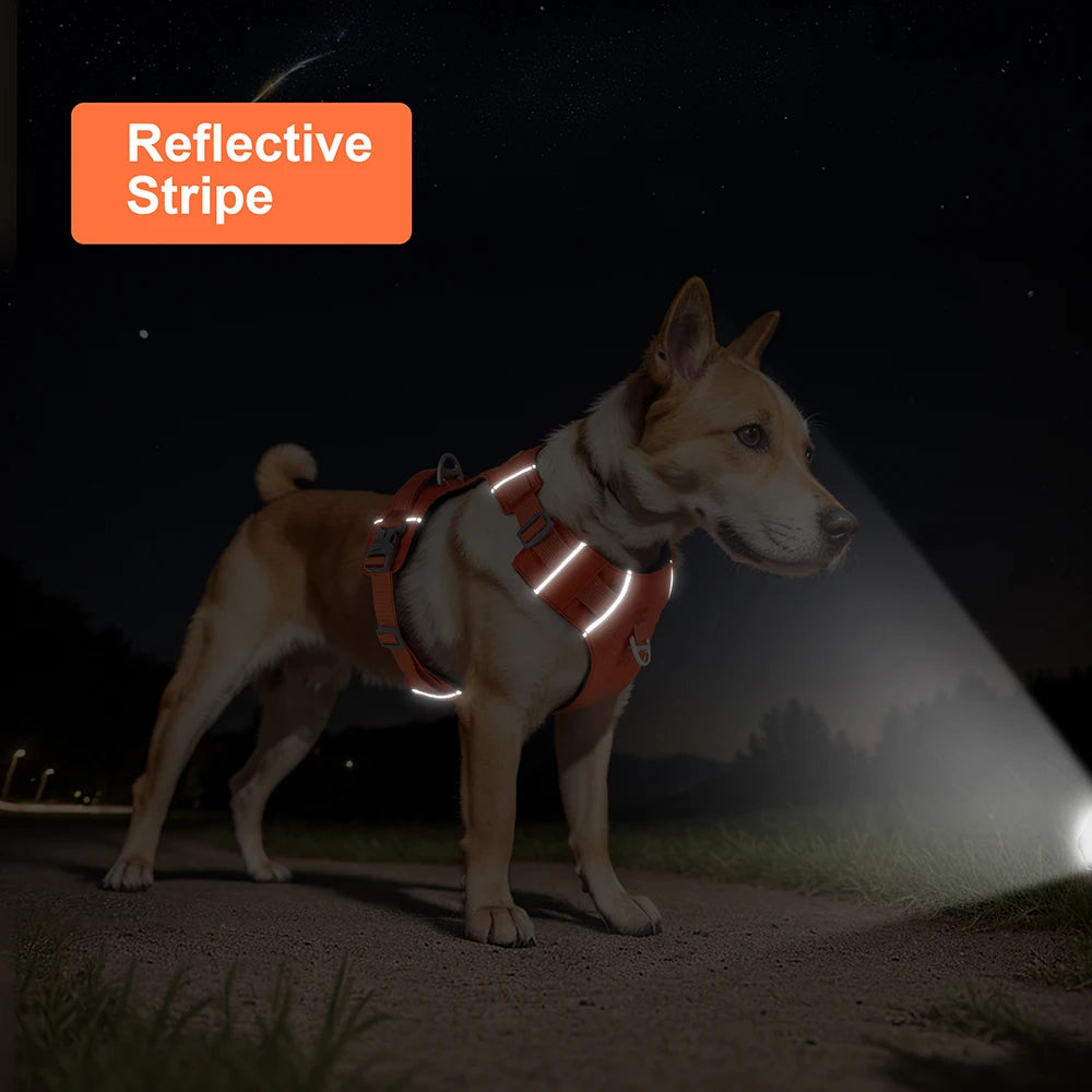 Harnesses Vest Pet Reflective Nylon Walking Running - PeticaDeals