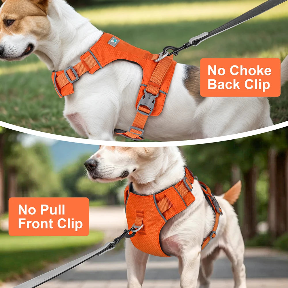 Harnesses Vest Pet Reflective Nylon Walking Running - PeticaDeals