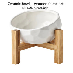 Bowl Oblique Pet Feeder Large Capacity High Foot Oblique - PeticaDeals