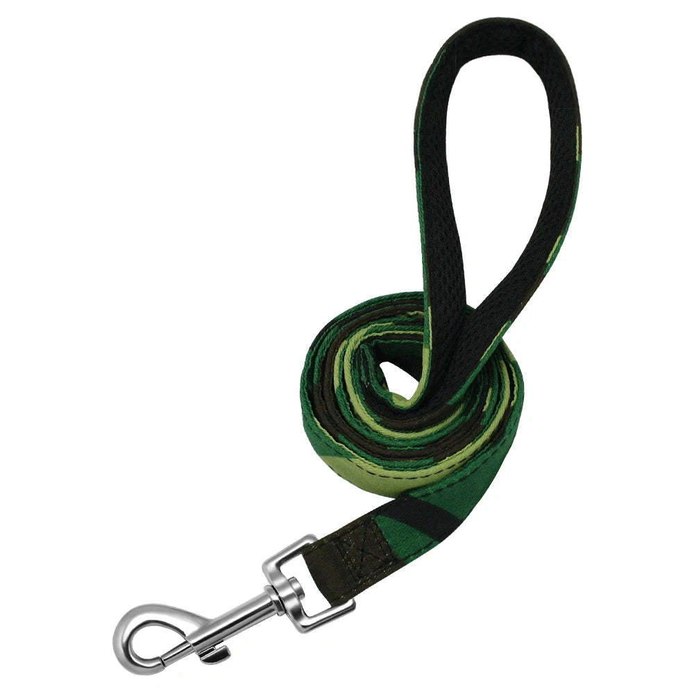 Heavy Duty Dog Leash Rope Nylon Printed Pet Dogs Walking - PeticaDeals