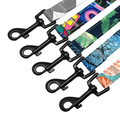 Heavy Duty Dog Leash Rope Nylon Printed Pet Dogs Walking - PeticaDeals