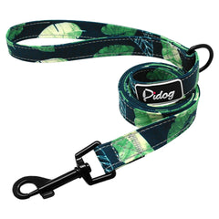 Heavy Duty Dog Leash Rope Nylon Printed Pet Dogs Walking - PeticaDeals