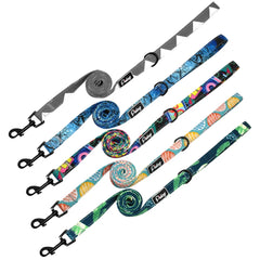 Heavy Duty Dog Leash Rope Nylon Printed Pet Dogs Walking - PeticaDeals