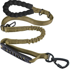 Heavy Duty Dog Leash with Car Harness and Comfortable Padded Handle and Highly Reflective - PeticaDeals