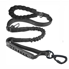 Heavy Duty Dog Leash with Car Harness and Comfortable Padded Handle and Highly Reflective - PeticaDeals