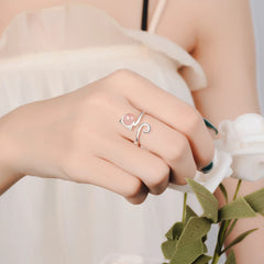High Quality Cute Animal Cat Open Rings For Women Sterling Silver Jewelry - PeticaDeals