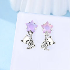 High Quality Luxury Sterling Silver Zircon Hoop Earrings For Women - PeticaDeals