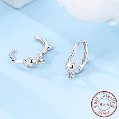 High Quality Luxury Sterling Silver Zircon Hoop Earrings For Women - PeticaDeals