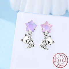 High Quality Luxury Sterling Silver Zircon Hoop Earrings For Women - PeticaDeals