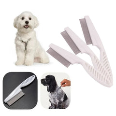 Home Pet Animal Care Comb Protect Flea Comb For Cat Dog Pet Stainless - PeticaDeals