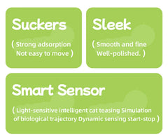 Intelligent Interactive Cat Toy Mobile Activation Wake-Up Earthworm Pole Toy with Tail Automatic Popping Hole Interactive - PeticaDeals