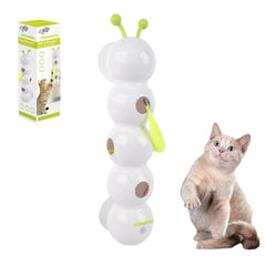Intelligent Interactive Cat Toy Mobile Activation Wake-Up Earthworm Pole Toy with Tail Automatic Popping Hole Interactive - PeticaDeals
