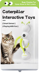 Intelligent Interactive Cat Toy Mobile Activation Wake-Up Earthworm Pole Toy with Tail Automatic Popping Hole Interactive - PeticaDeals