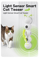 Intelligent Interactive Cat Toy Mobile Activation Wake-Up Earthworm Pole Toy with Tail Automatic Popping Hole Interactive - PeticaDeals