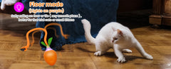 Interactive Cat Toy 3 Working Modes Irregular Motion Trajectory Cat Toys for Indoor Cats Self Play - PeticaDeals