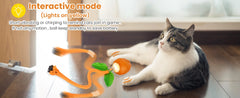 Interactive Cat Toy 3 Working Modes Irregular Motion Trajectory Cat Toys for Indoor Cats Self Play - PeticaDeals