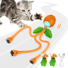 Interactive Cat Toy 3 Working Modes Irregular Motion Trajectory Cat Toys for Indoor Cats Self Play - PeticaDeals
