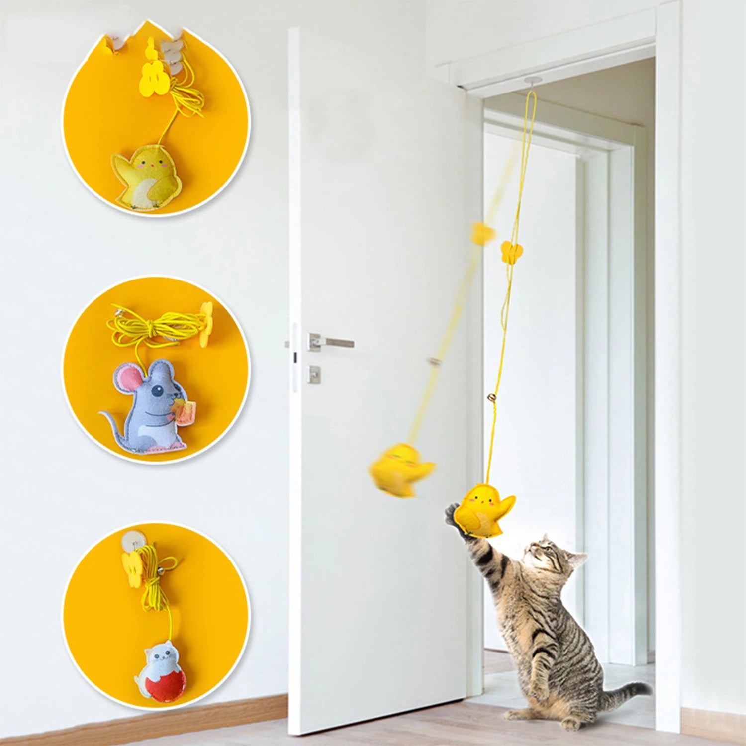Interactive Cat Toys Indoor Kitten Play Chase Exercise - PeticaDeals
