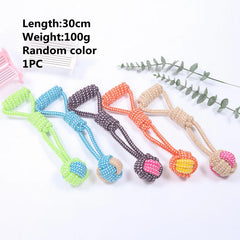 Interactive Cotton Rope Dog Toys Bite-Resistant Pet - PeticaDeals
