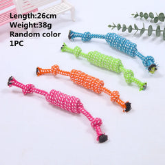 Interactive Cotton Rope Dog Toys Bite-Resistant Pet - PeticaDeals