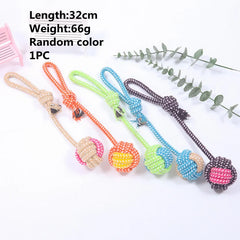 Interactive Cotton Rope Dog Toys Bite-Resistant Pet - PeticaDeals