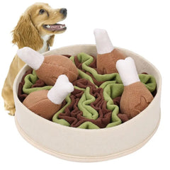 Interactive Dog Puzzle Chicken Leg Bucket Toys - PeticaDeals