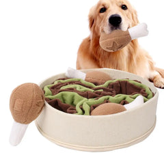 Interactive Dog Puzzle Chicken Leg Bucket Toys - PeticaDeals