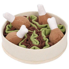 Interactive Dog Puzzle Chicken Leg Bucket Toys - PeticaDeals