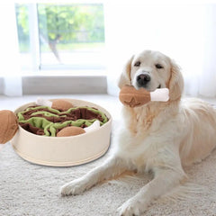Interactive Dog Puzzle Chicken Leg Bucket Toys - PeticaDeals