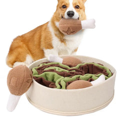 Interactive Dog Puzzle Chicken Leg Bucket Toys - PeticaDeals
