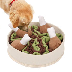 Interactive Dog Puzzle Chicken Leg Bucket Toys - PeticaDeals