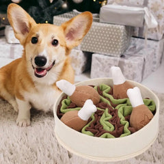 Interactive Dog Puzzle Chicken Leg Bucket Toys - PeticaDeals