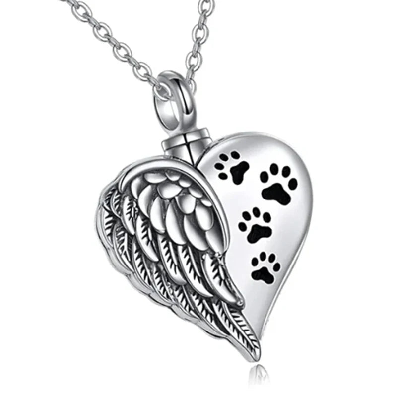 Jewelry Necklace for Heart-Shaped Angel Wing - PeticaDeals