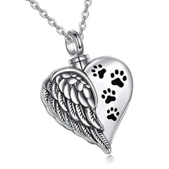 Jewelry Necklace for Heart-Shaped Angel Wing - PeticaDeals
