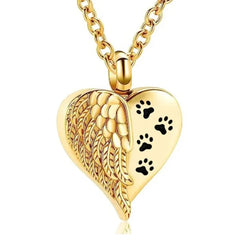 Jewelry Necklace for Heart-Shaped Angel Wing - PeticaDeals
