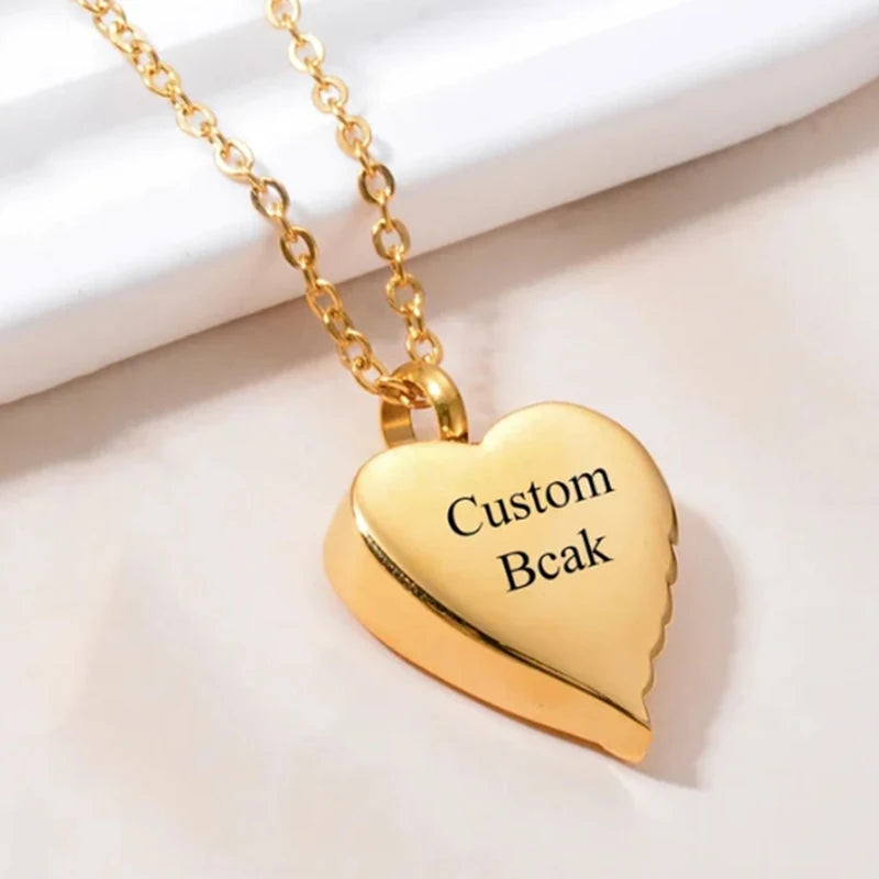 Jewelry Necklace for Heart-Shaped Angel Wing - PeticaDeals